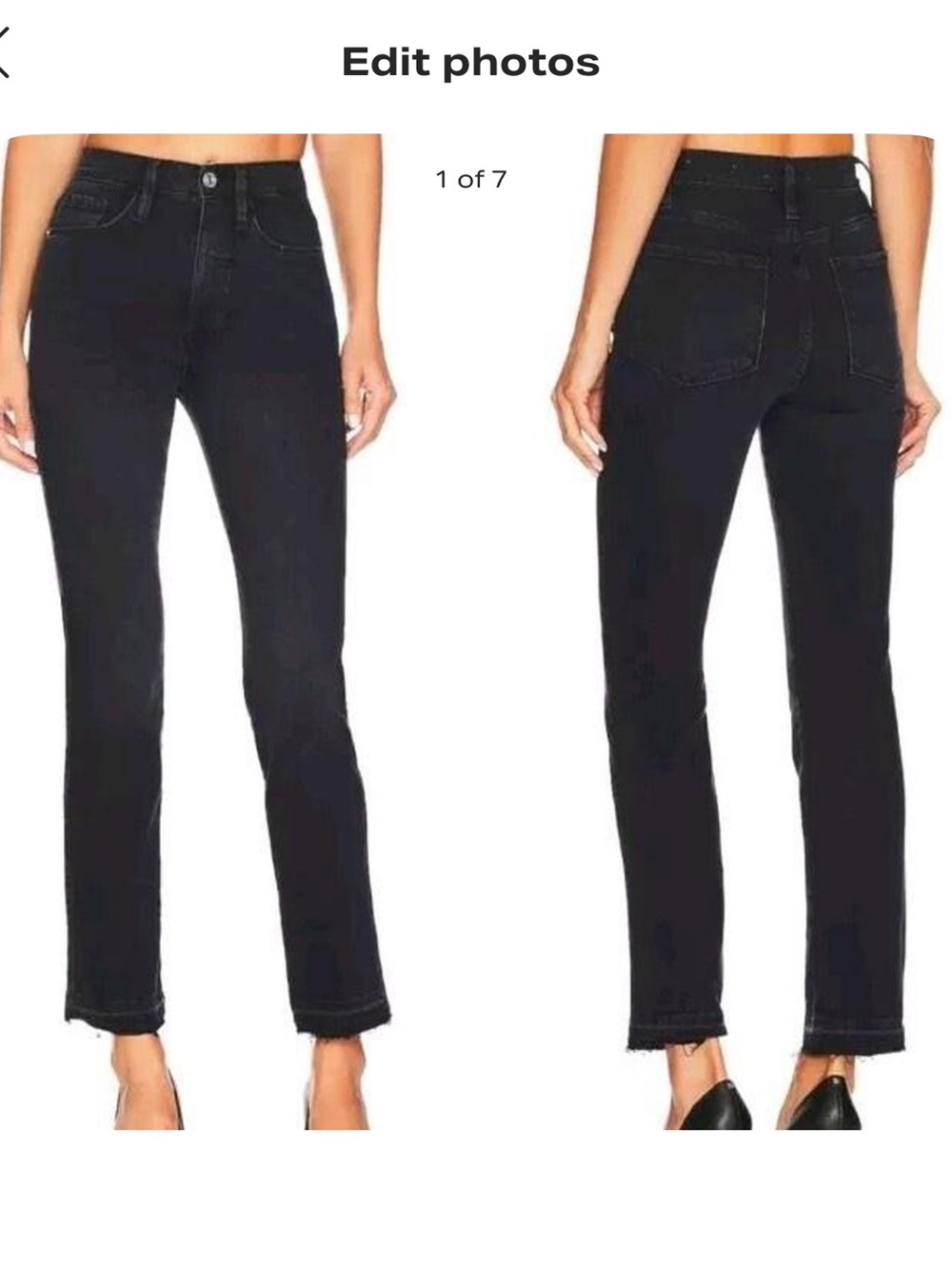 FRAME Le Sylvie slender straight jean